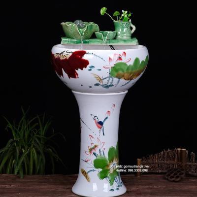 Ang Thả Cá, Thả Hoa Tiểu Cảnh - Trang Trí Phong Thủy Trong Nhà, Sân Vườn